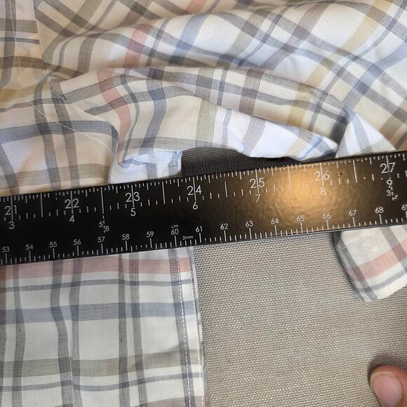 Leo Chevalier Men’s Short Sleeve Shirt LT Large Tall Plaid NWT Cotton Laos - Picture 14 of 14